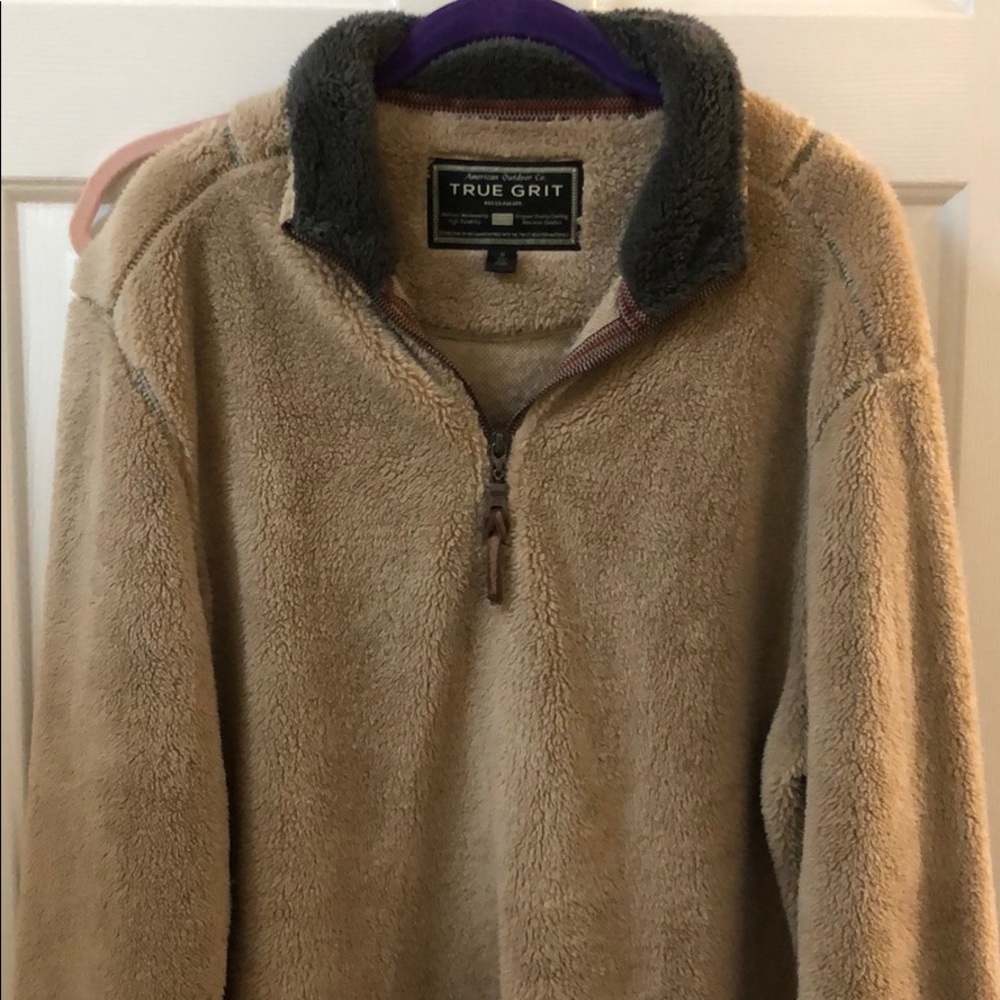 True Grit Pebble Pile Quarter Zip Pullover